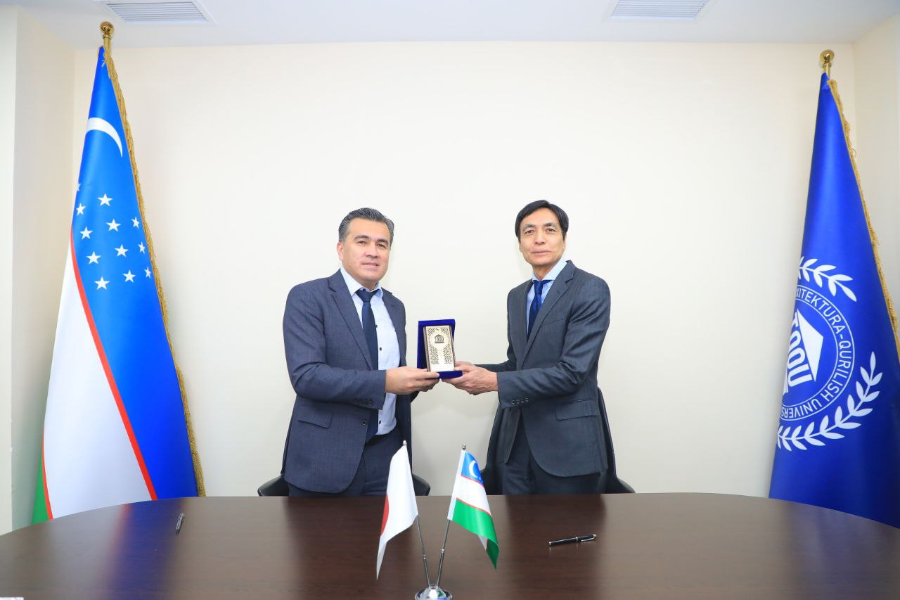 Toshkent arxitektura-qurilish universiteti Yaponiyaning nufuzli tashkilot bilan hamkorlik to‘g‘risidagi memorandumni imzoladi